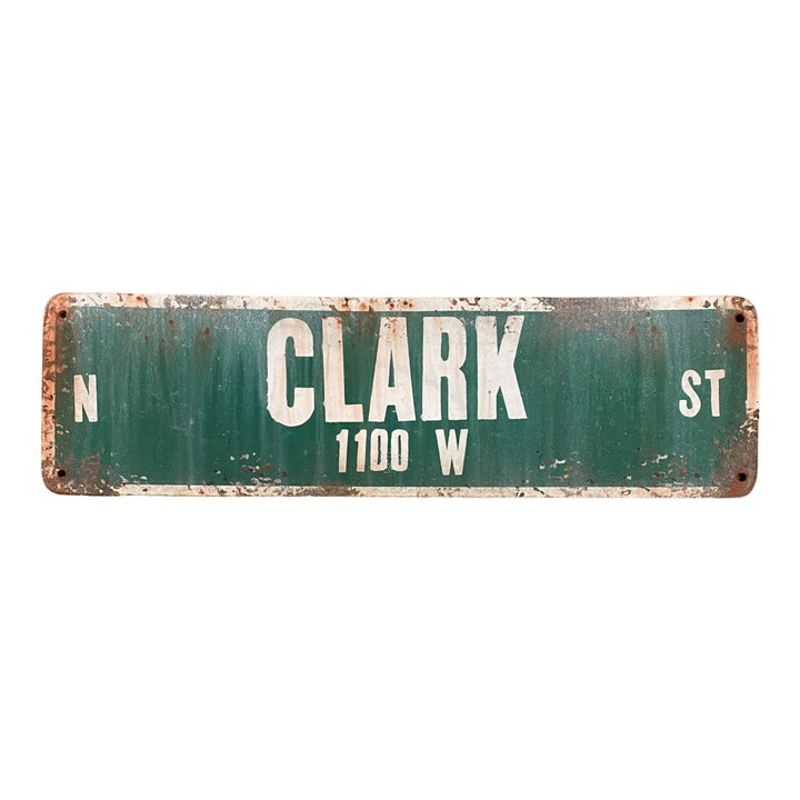 Wrigley Field Clark Street Sign 24
