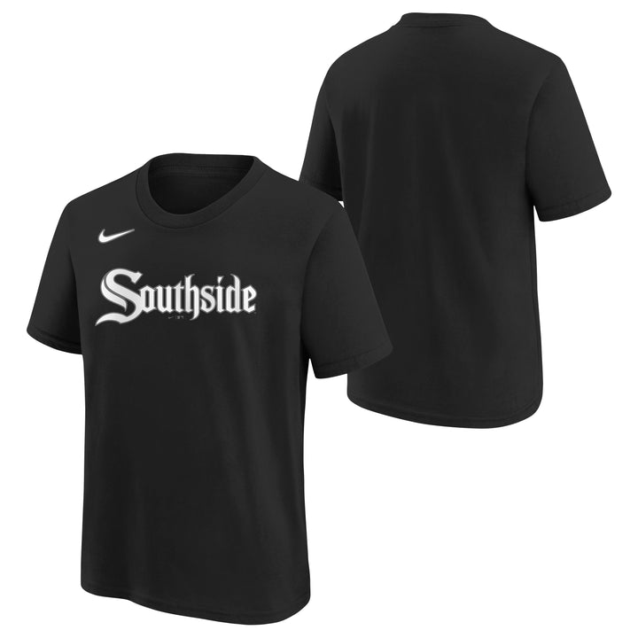 Youth Nike Black Chicago White Sox City Connect Wordmark T-Shirt Size: Medium