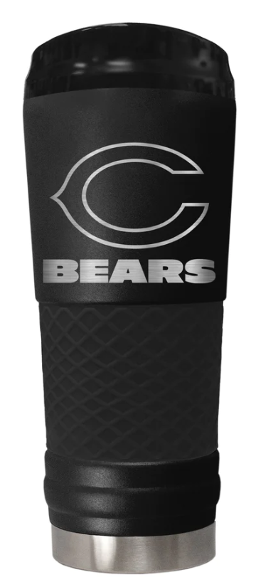 Chicago Bears 24 oz. Draft Stainless Steel Beverage Cup - Black