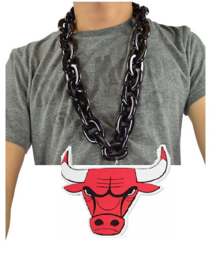 Chicago Bulls Fan Chain - Black – Clark Street Sports