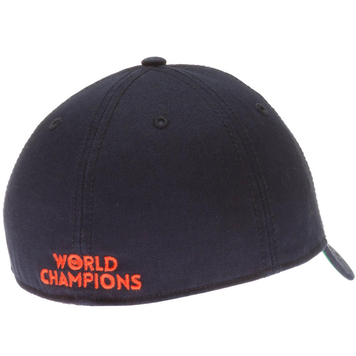 Chicago Bears Navy Bear Face Franchise Fitted World Champions
