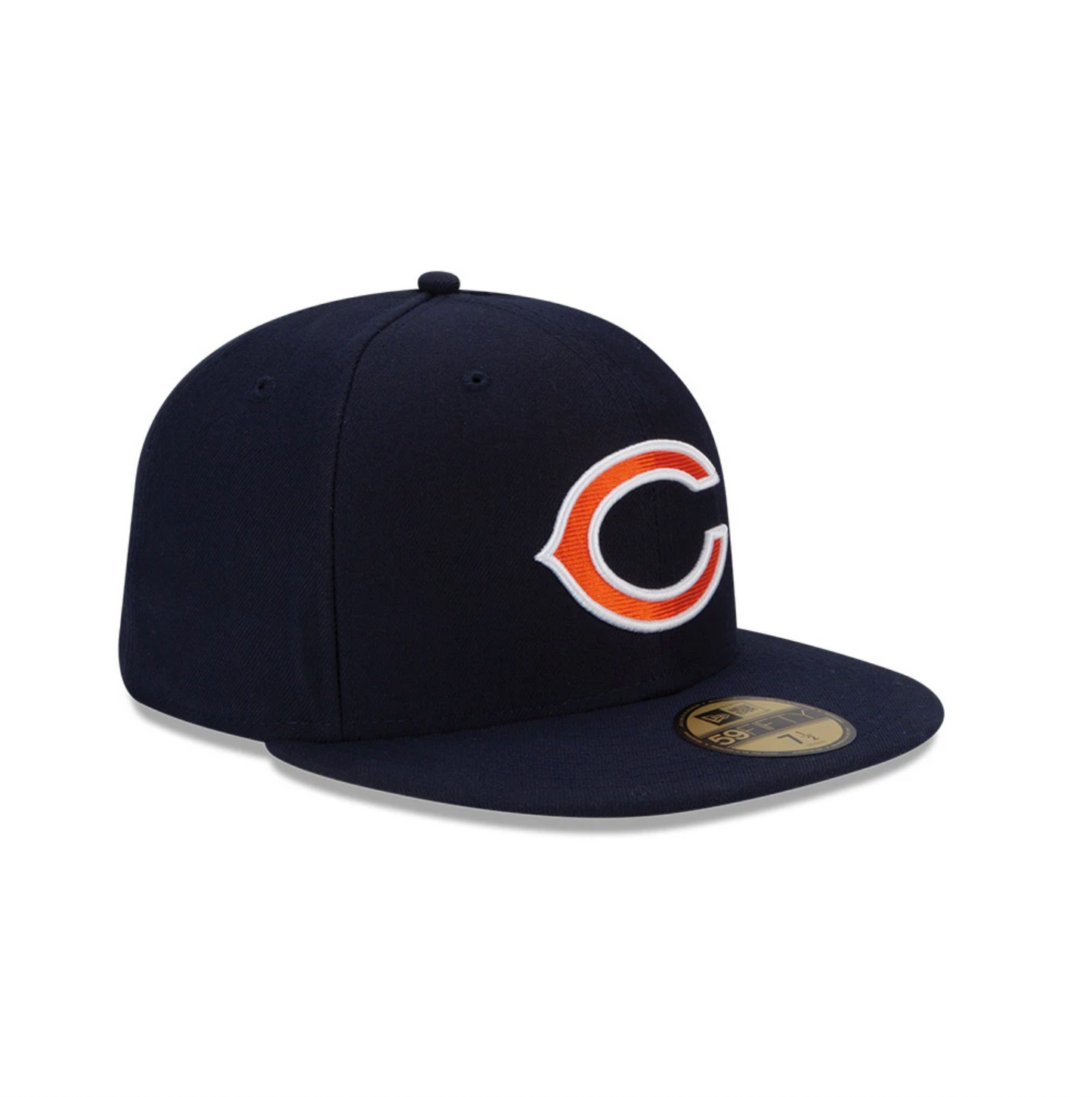 Chicago Bears C Logo New Era 59FIFTY Fitted Hat