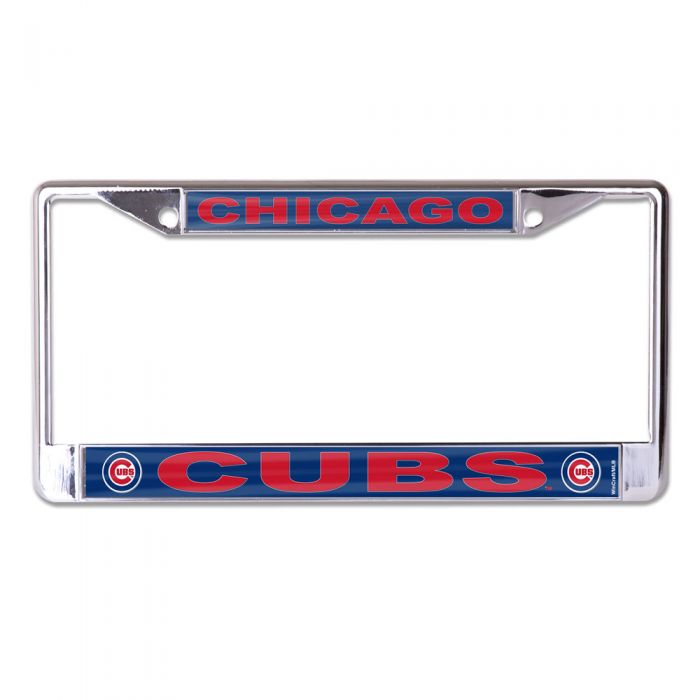 Chicago Cubs Metal License Plate Frame