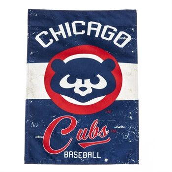 Chicago Cubs 1984 Splatter Garden Flag