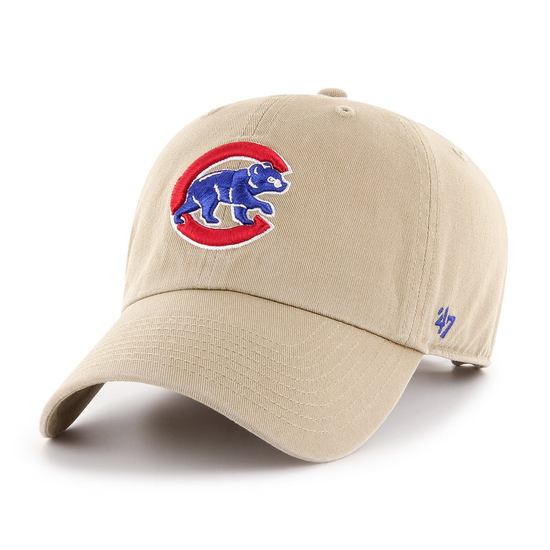 Chicago Cubs Khaki Walking Bear 47 Clean Up