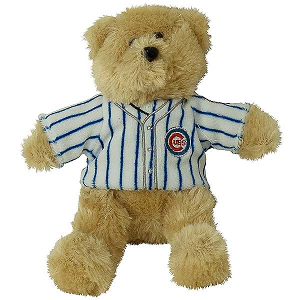 Chicago Cubs 8" Home Jersey Bear