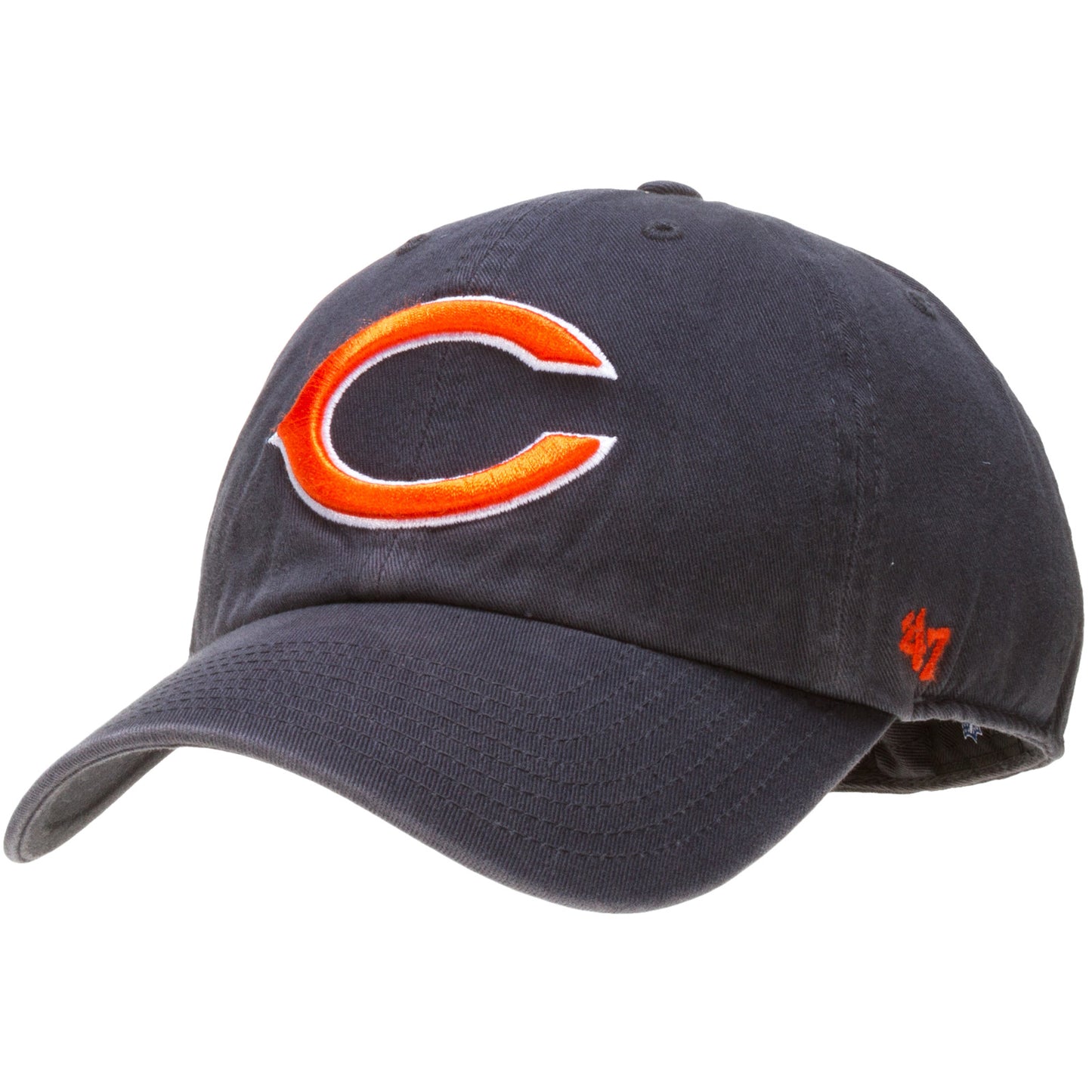 Chicago Bears Men's Navy Fitted Slouch Hat with Embroidered "C" Logo