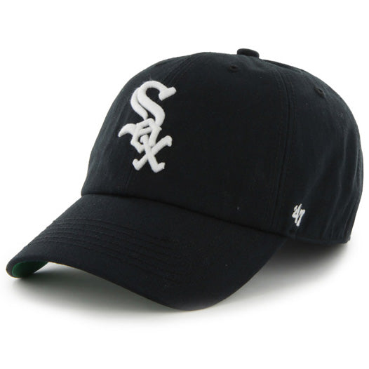 Chicago White Sox Current Logo Black Franchise Fitted Hat