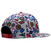Chicago Cubs White Multi-Logo Snapback Hat