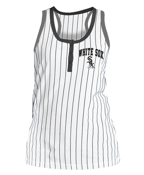 New Era Chicago White Sox Women's Black HistChamp Short Sleeve T-Shirt, Black, 100% Cotton, Size M, Rally House
