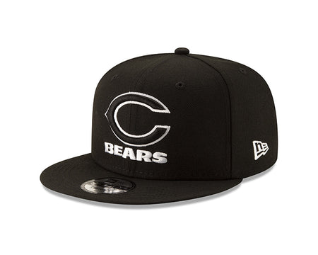 Chicago Bears Black w/White 'C' 9FIFTY Snapback