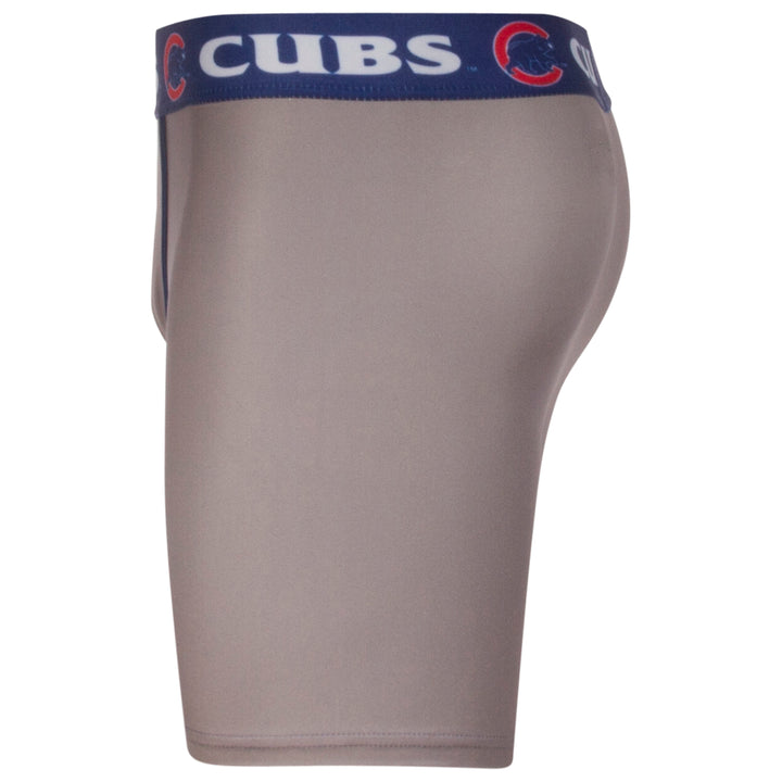 Chicago Cubs Men's Grey and Royal Boxer Briefs