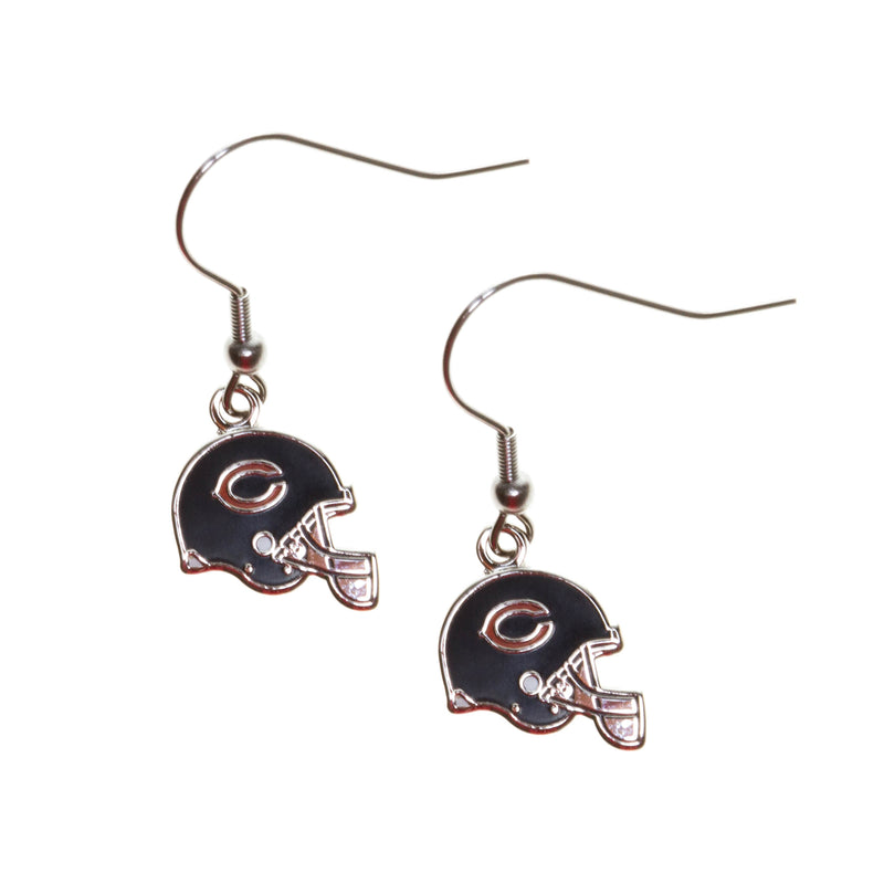 Chicago Bears Helmet Dangle Earrings