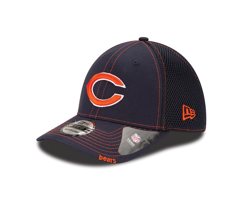 Chicago Bears "C"Navy  39THIRTY Flex Fit Hat