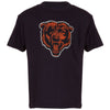 Chicago Bears Boys' Navy Distressed Bear Face Logo Tee
