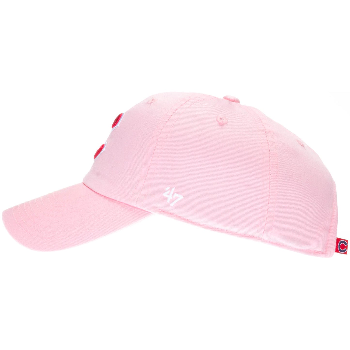 Chicago Cubs Women's Pink Adjustable Clean-Up Hat