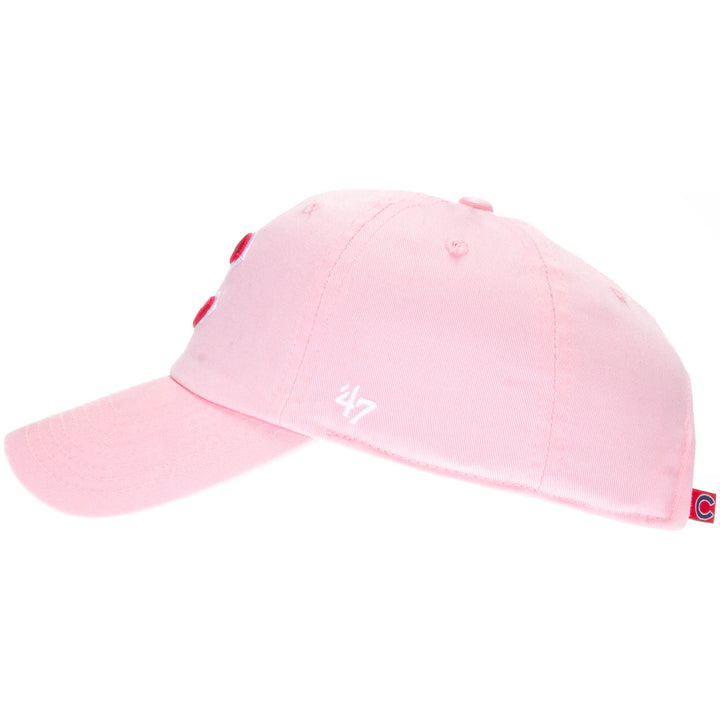 47 Brand / Youth Chicago Cubs Pink Clean Up Adjustable Hat