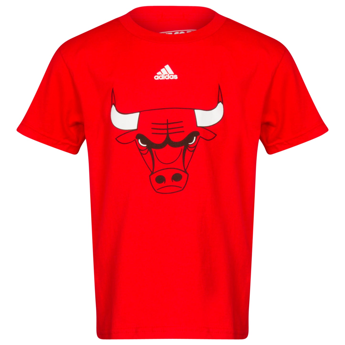 Chicago Bulls Boys/Girls 4-7 Red Primary Logo Tee