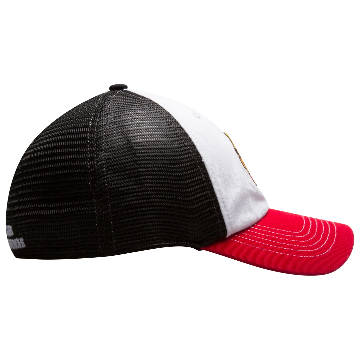 Chicago Blackhawks Tri-Color Primary Logo Mesh Back Flex Fit Hat
