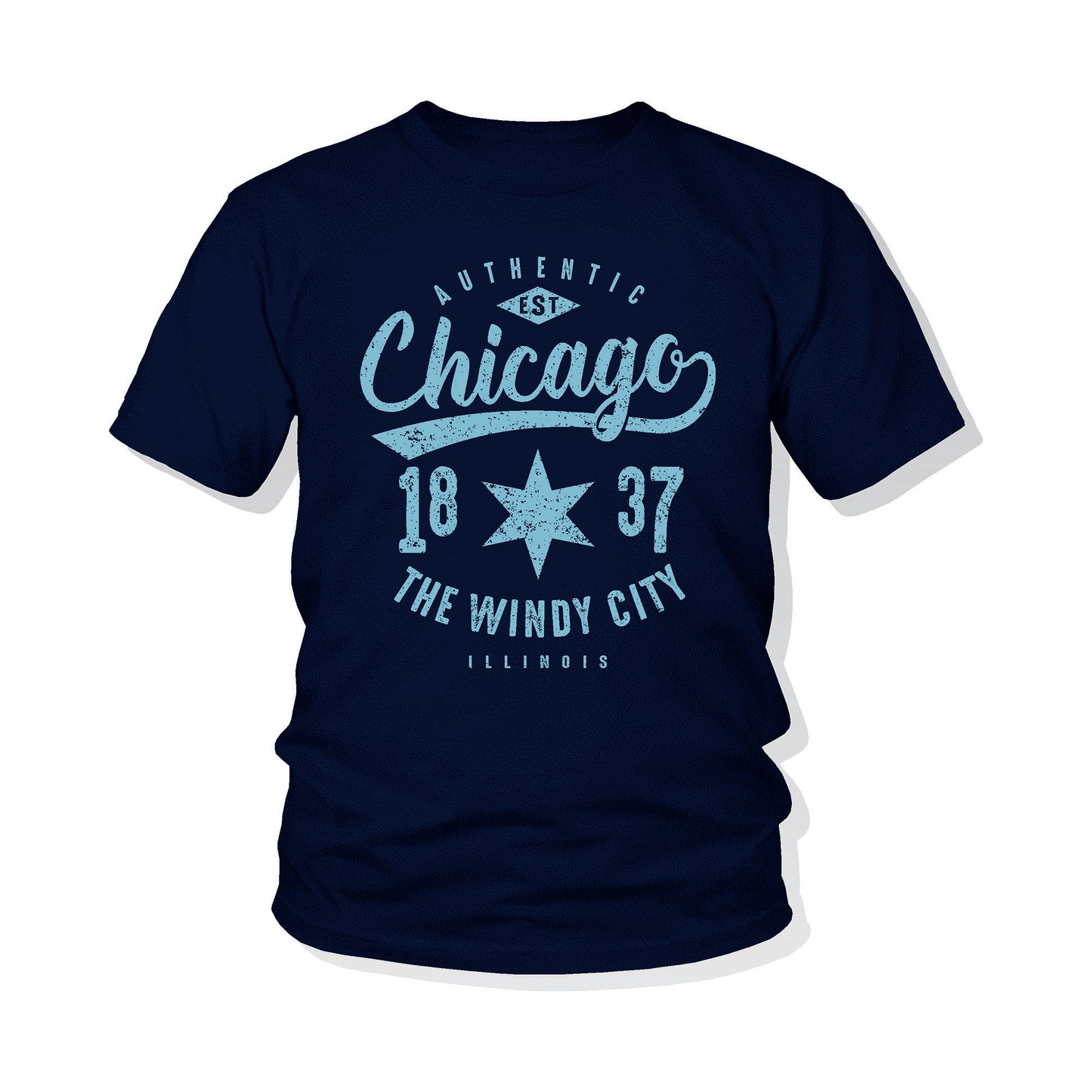 Chicago Youth Navy Escape Star Tee