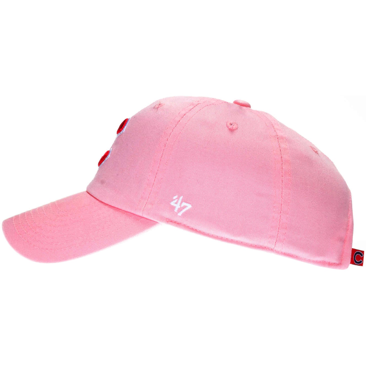 Chicago Cubs Toddler Pink Logo Adjustable Hat