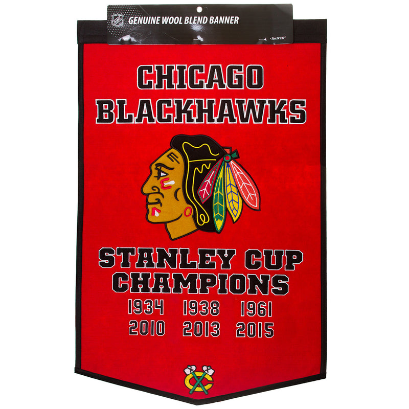 Chicago Blackhawks 2015 Stanley Cup Champions Dynasty Banner