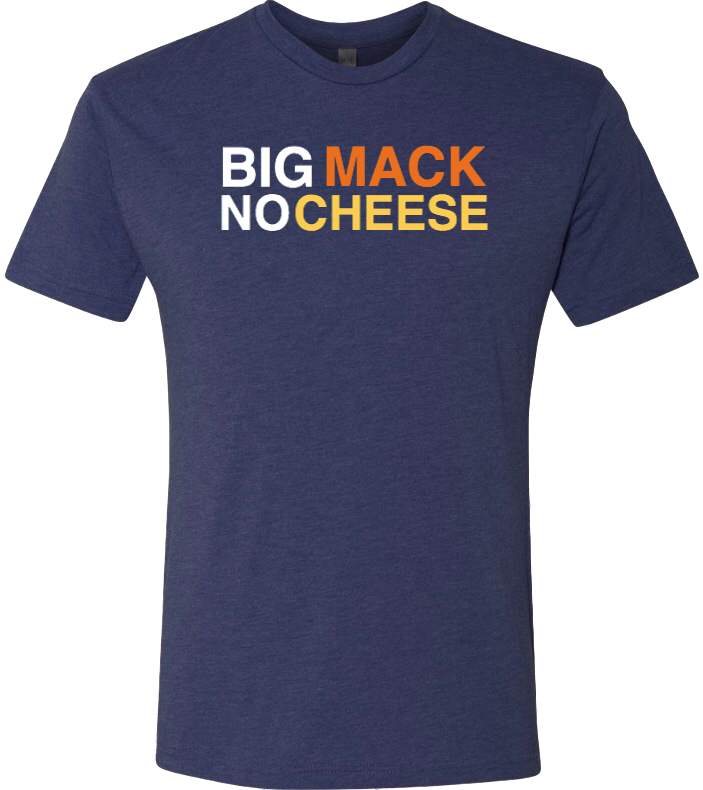 Chicago Bears Navy "BIG MACK NO CHEESE"