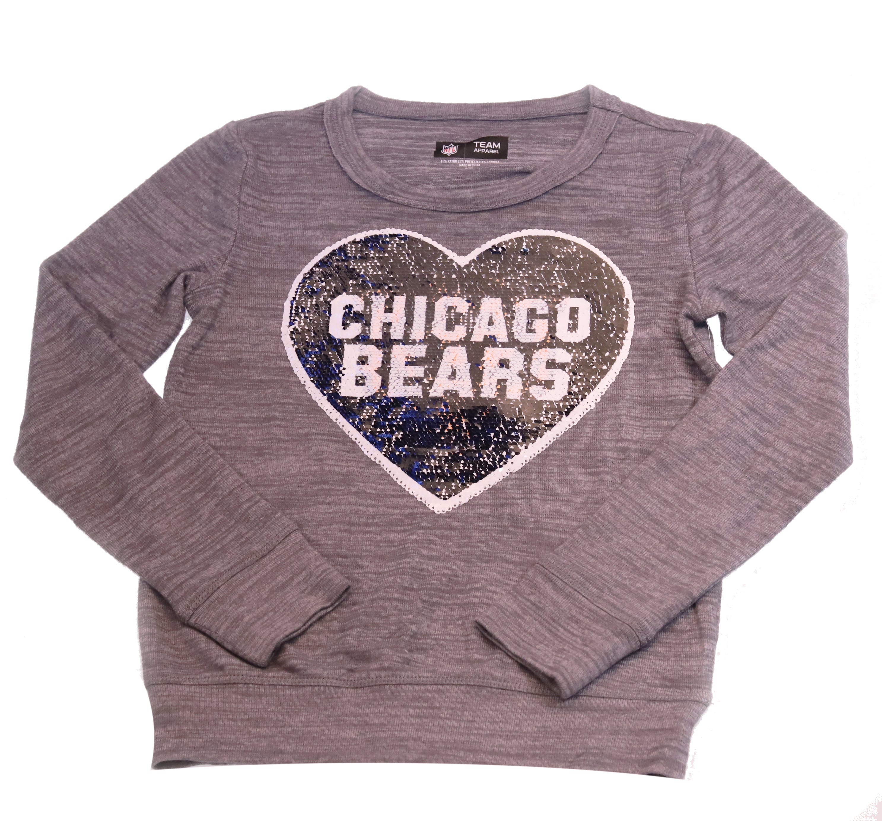 I Love The Bears Mickey Mouse Chicago Bears Youth Hoodie 