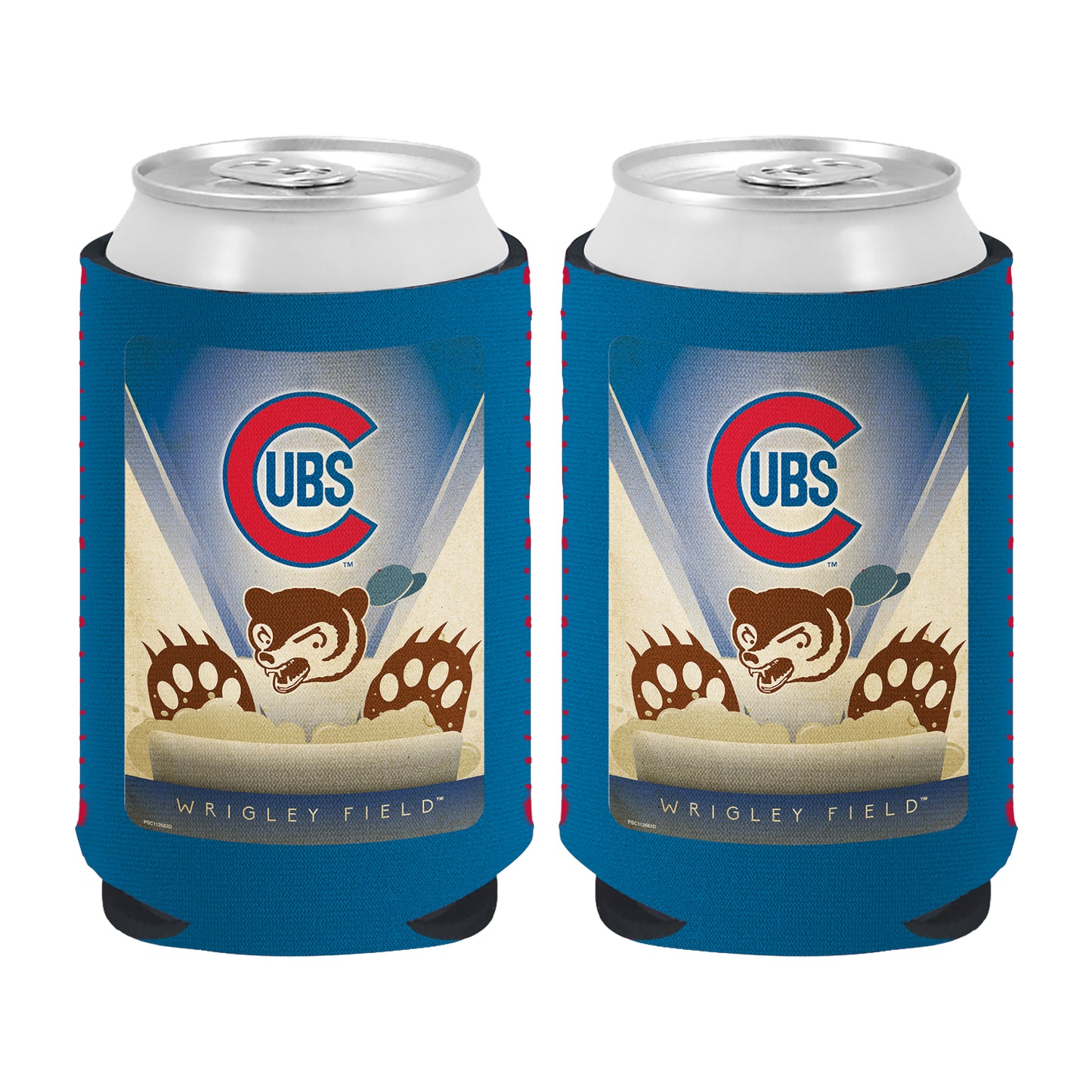 Chicago Cubs Retro Claws Coozie Can Cooler