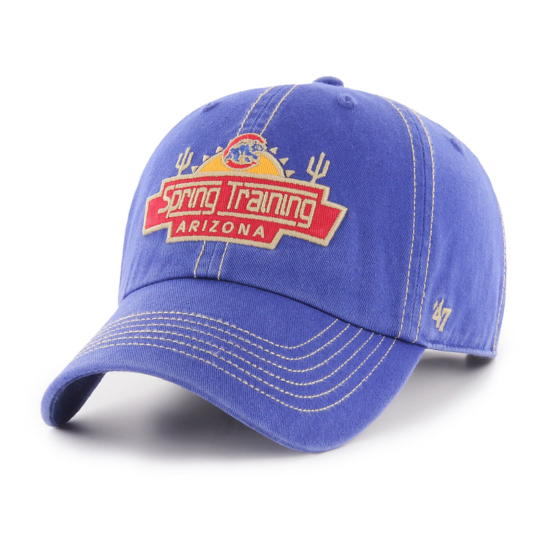 Chicago Cubs Spring Training Royal Cactus Men's Clean Up Hat