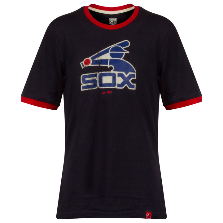 Chicago White Sox Youth Navy and Red Batterman Logo Ringer Tee - Clark  Street Sports