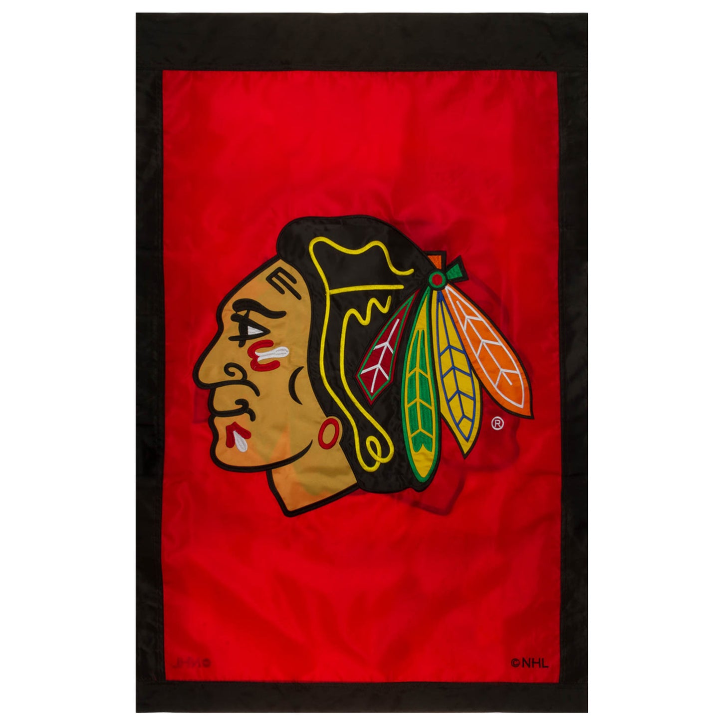 Chicago Blackhawks 28" x 44" Applique Decorative Vertical Flag