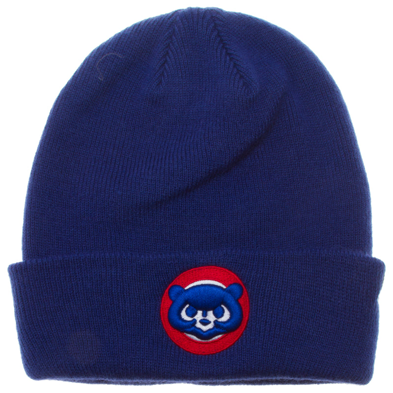 Chicago Cubs Royal 1980's Cub Face Cooperstown Knit Cuff