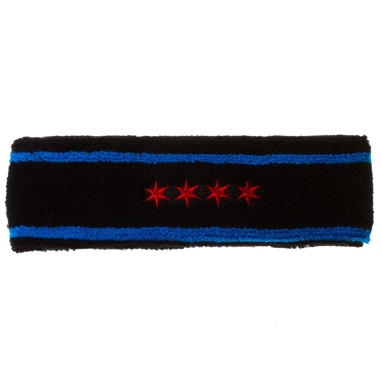 Chicago Flag Black Headband