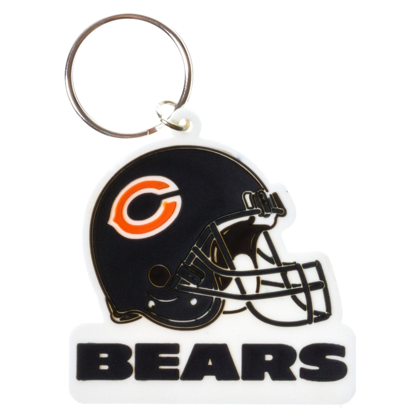 Chicago Bears Helmet Rubber Key Tag
