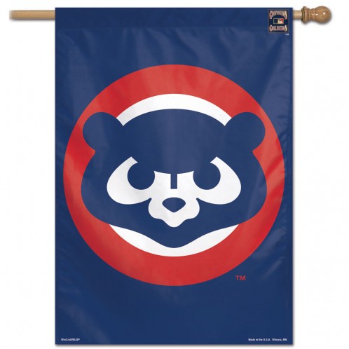 Chicago Cubs / Cooperstown Vertical Flag 28" X 40"