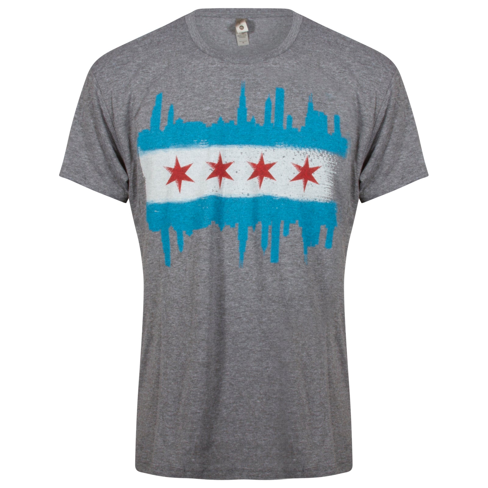 Chicago Flag T-Shirt in White - Great Chicago Gifts