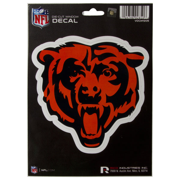 Chicago Bears Die Cut Transfer Decal Strip - White