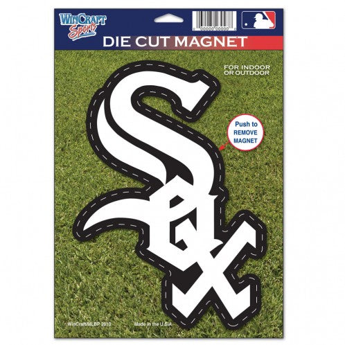 Chicago White Sox 7" Die-Cut "Sox" Logo Magnet