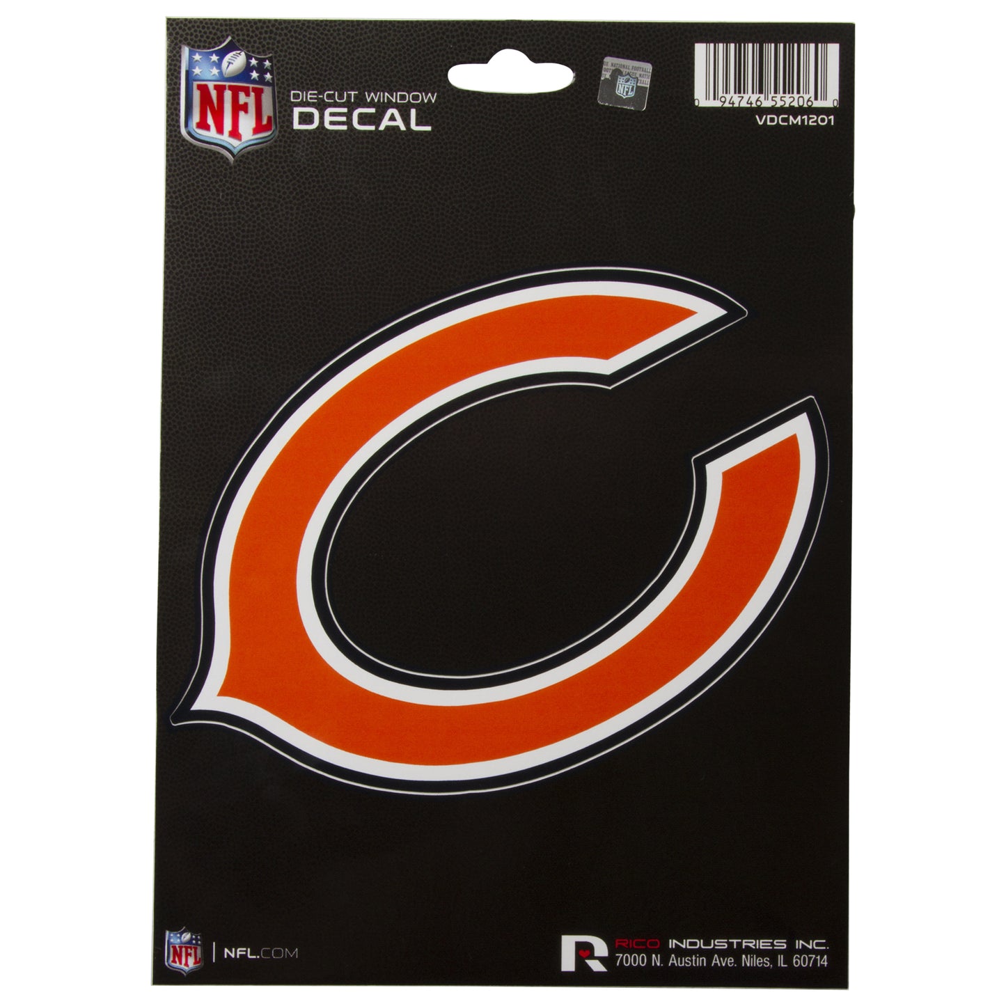 Chicago Bears 6" x 4" "C" Logo Die-Cut Decal