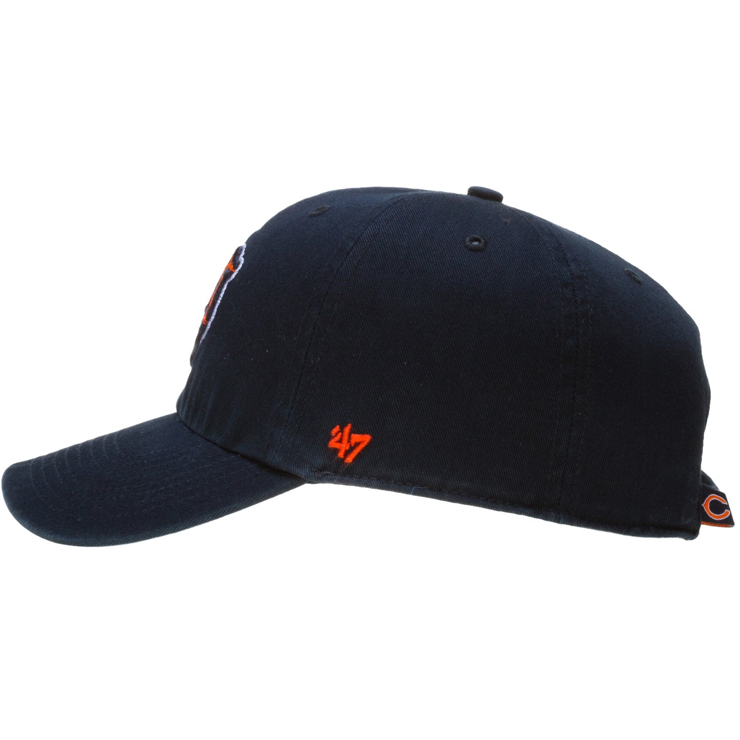 Chicago Bears Men's Navy Adjustable Slouch Hat with Embroidered Face Logo