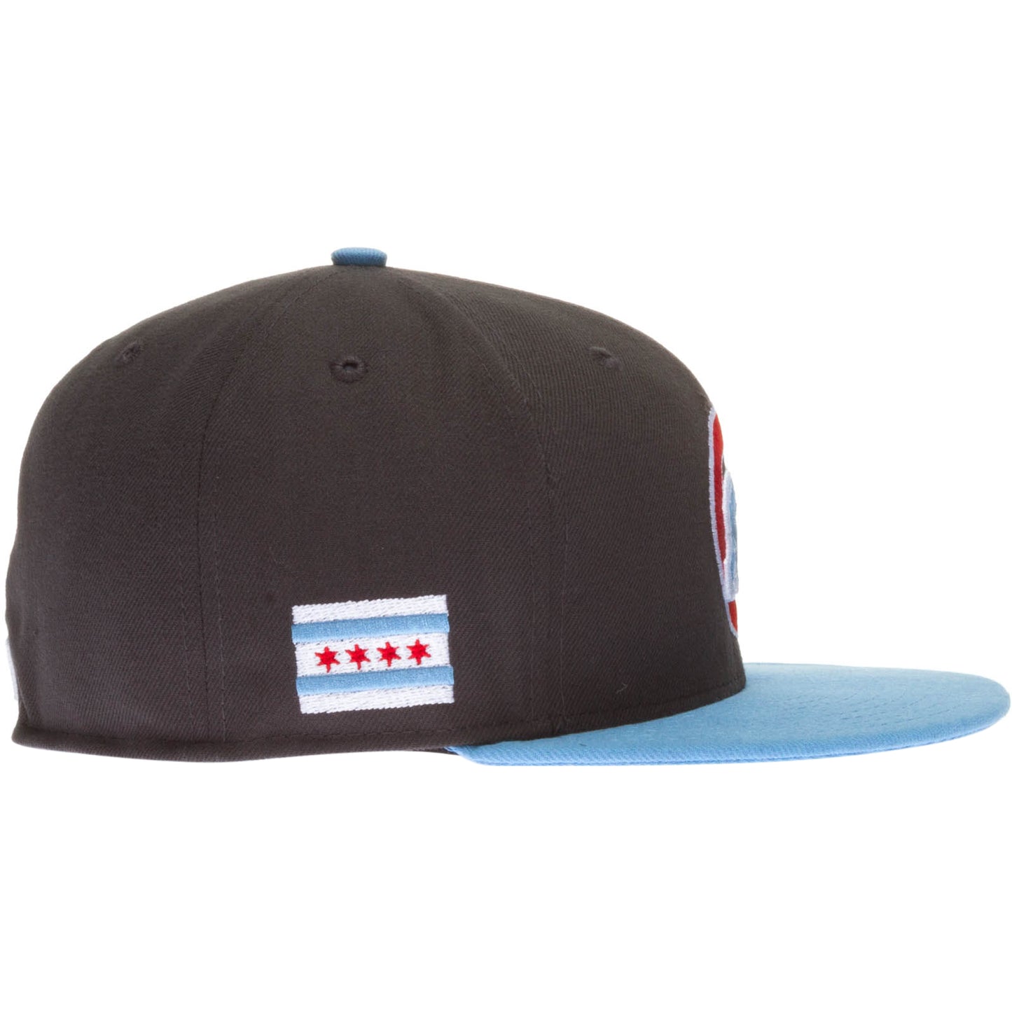Chicago Cubs Graphite and Sky Blue New Era 59FIFTY Fitted Hat