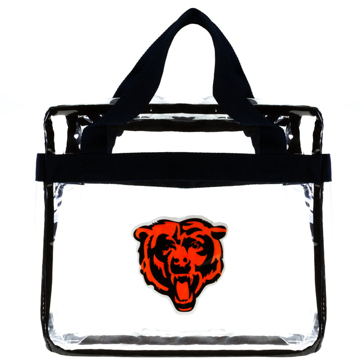 Chicago Bears Clear Messenger Bag with Logo