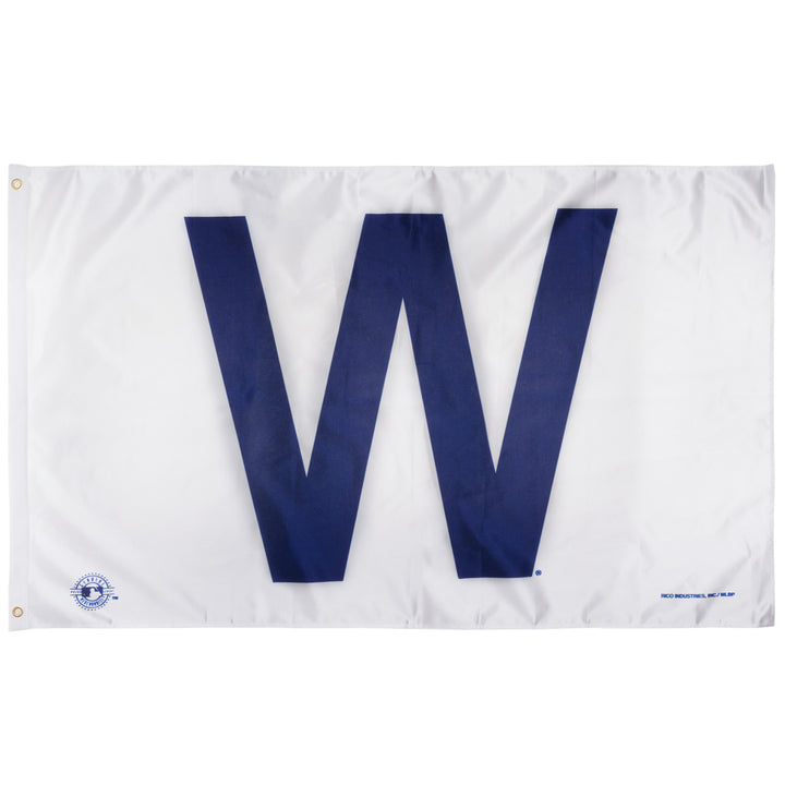 Chicago Cubs 3'x5' W Win Flag - Clark Street Sports