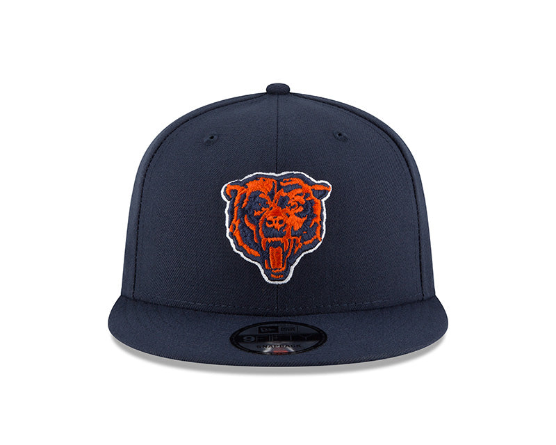 Chicago Bears Navy Bear head 9FIFTY Snapback