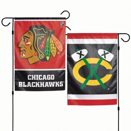 Chicago Blackhawks Double Sided Garden Flag