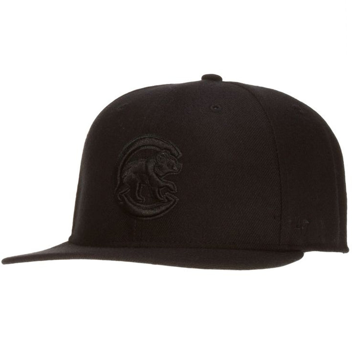 Chicago Cubs Walking Bear New Era 9FIFTY Black Snapback Hat
