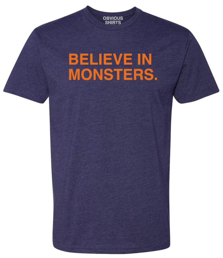 Believe In Monsters Chicago Bears Shirt - High-Quality Printed Brand