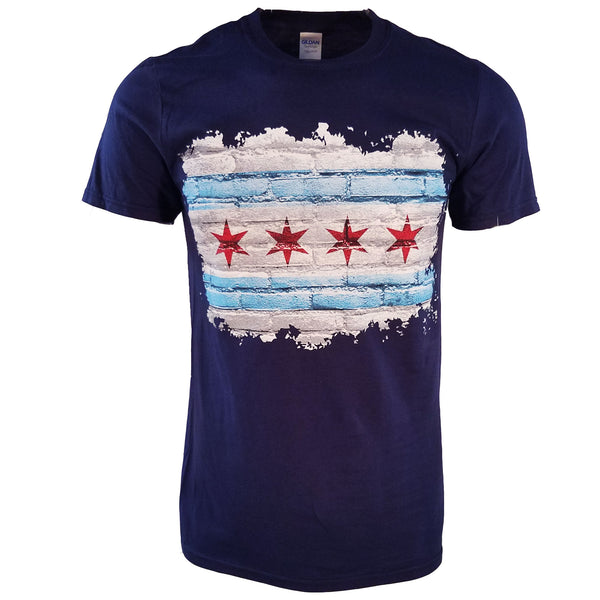 Chicago Flag Skulls Shirt