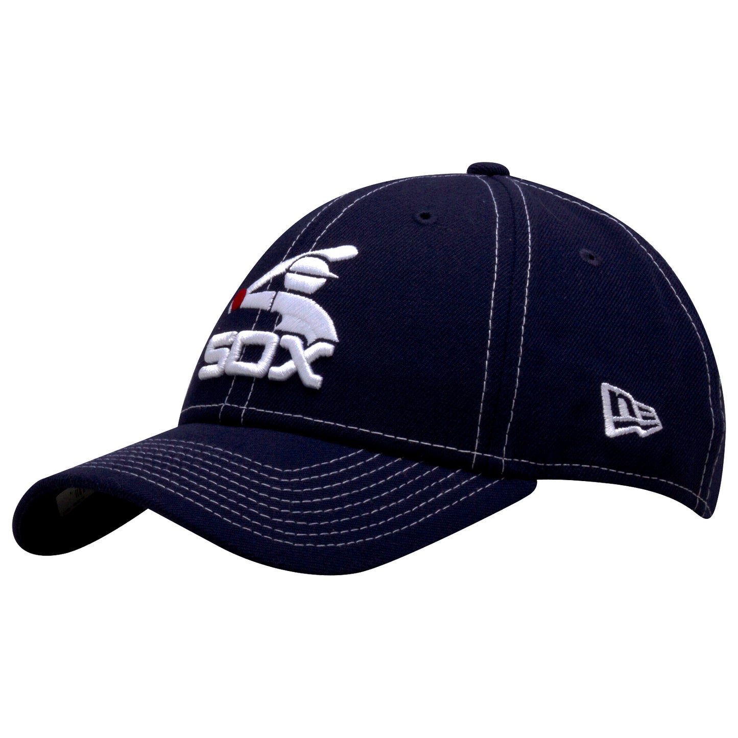 Chicago White Sox Navy and White Accents Batterman Logo Adjustable Hat